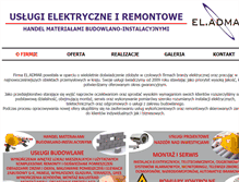 Tablet Screenshot of eladmar.pl